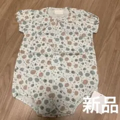 新品未使用　richesse フーセンウサギ　半袖ロンパース　80 女の子のサムネイル