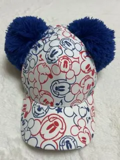 ミッキーマウス ポンポン付きキャップ 58cm