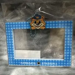 北海道日本ハムファイターズ　鎌スタ　アクリルスライドケース　ブルー　青