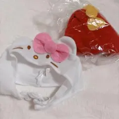 かわいいねこのかぶりもの　サンリオキャラクターズ　キティちゃん マイメロディ