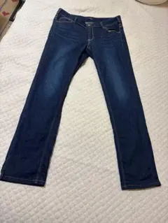 ダークブルースリムフィットデニム