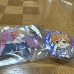 プロセカ 東雲彰人 キーホルダー、缶バッチ