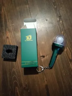 ミセスペンライトキーホルダー 緑色 箱付き