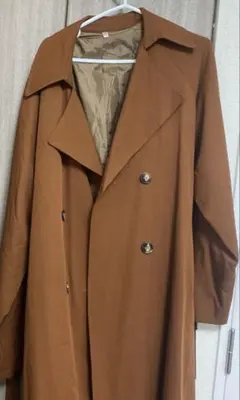 ブラウン ダブルブレスト コート