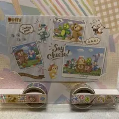 あ*ま様 ディズニー　ダッフィー&フレンズ　マスキングテープ・ポストカードセット