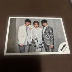 Snow Man 公式写真　D.D. 宮舘涼太　深澤辰哉　阿部亮平