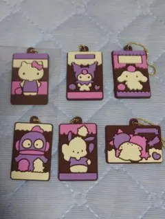 サンリオキャラクターズ　キャラパキ　ラバマスつきver.6個