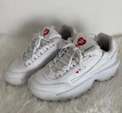 FILA ディスラプター2 EXP ハート刺繍 厚底スニーカーAぇ! group