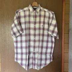 Ralph Lauren Blake 半袖シャツ チェック柄 L 古着 美品