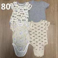 ベビー肌着 80 半袖ロンパース ユニクロ GAP 西松屋 セット