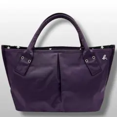 ✨美品✨　agnes B アニエスベー　ハンドバッグ　トートバッグ　紫