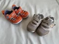 ［12.5cm/2点セット］NB 996/IFME水陸両用オレンジサンダル