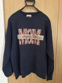 US製 裏起毛スウェット Lee Sigma Chiトレーナー ネイビー