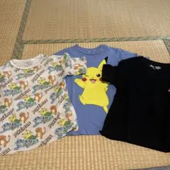 【値下げ】ポケモン Tシャツ 3枚セット 120.130