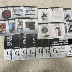 エヴァンゲリオン一番くじ E賞7+Ｆ賞7+Ｇ賞7計21点まとめ売り 被りなし