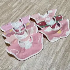 ベビースタイ　よだれかけ　スタイ　ビブ　よだれ掛け　360スタイ　女スタイ