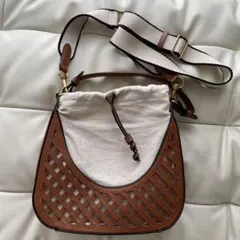 ZARA メッシュ ショルダーバッグ☆