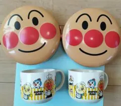 アンパンマン ランチボックス ２個 ＋マグ２個セット