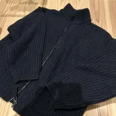 美品　unfil カシミヤ ドライバーズニット　サイズ5のサムネイル