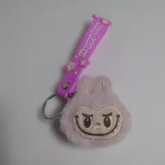 値下げ可☆LABUBUラブブ☆うさぎとハートのふわふわキーホルダーセット