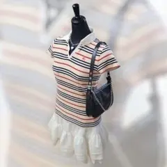 BURBERRY BLUE LABEL チェック柄 ボウタイ カットソー - メルカリ