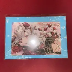 百鬼あやめ活動4周年記念　箔押し複製メッセージ入りポストカード