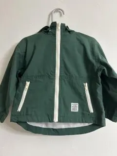 ダークグリーン ジャケット フード付き