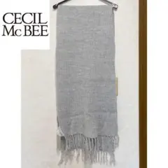 【新品タグ付き】CECIL McBEE グレー マフラー