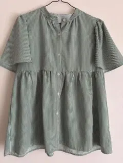Hudson honey ストライプ 半袖シャツのサムネイル