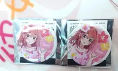 彼女、お借りします かのかり ハワイアンズ 缶バッジ 墨 2個セット