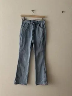 【美品】Wrangler ブーツカットデニム ライトブルーのサムネイル