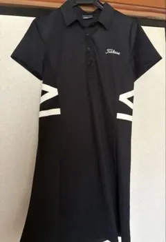 Titleist ブラック ポロワンピース Lサイズ