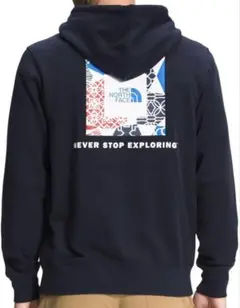 THE NORTH FACE パーカー ボックス プルオーバー ネイビー XL