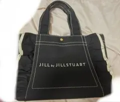 JILL by JILLSTUART フリルトートバッグ 小 ブラック