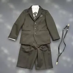 美品☆OLIVER HOUSEキッズ フォーマルスーツ 5点セット　ブラック