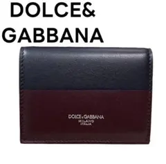 お得品☆ DOLCE&GABBANA ドルチェアンドガッバーナ　三つ折り財布