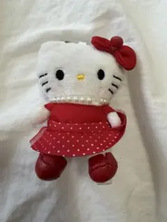 ✨新商品✨ハローキティ ピンクドレス ぬいぐるみキーホルダー - メルカリ