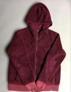 Cream様専用 パープル　ブロックテック ボア フリース パーカー XL