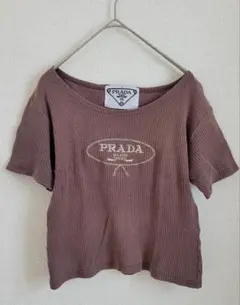 PRADA 半袖 Tシャツ ブラウン　S～Mのサムネイル