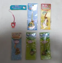 ハローキティ ご当地ストラップ 6個セット