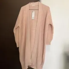 GU ピンク ロングカーディガン Sサイズ