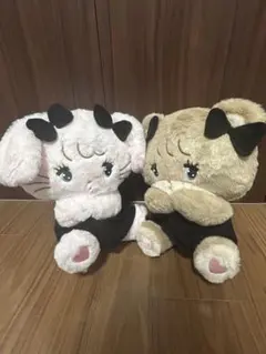 【新品】mikko characters BIGぬいぐるみ　キャミー＆ラテ