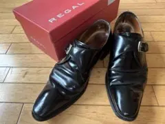 REGAL ダブルモンクストラップ黒 25.5cm - メルカリ