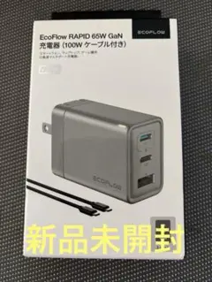 EcoFlow RAPID 65W Gan RAPID5000 セット - メルカリ