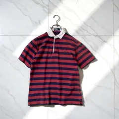 ラルフローレン ポロシャツ【160】90s ラガーシャツ　ボーダー D29