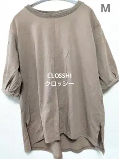 CLOSSHI クロッシー 無地柄 Ｔシャツ チュニック M モカのサムネイル