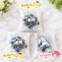 サンリオ モノトーンマスコット ガチャ 3個セット