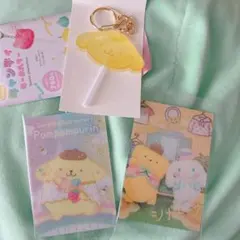 サンリオ　キャンディキーホルダー　ポムポムプリン　ウエハースカード　まとめ売り