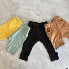 ベビー、キッズパンツ 3点セット 80cm ズボン