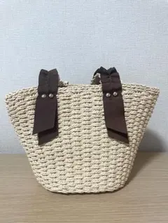 MISCH MASCH フリルカゴバッグ(ブラウン)のサムネイル